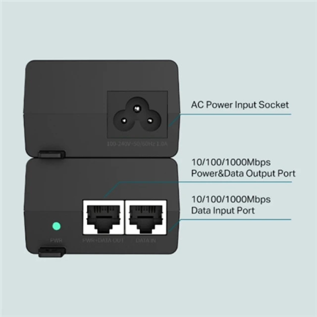 PoE-сплітер TP-Link TL-POE160S Gigabit (6935364073084)
