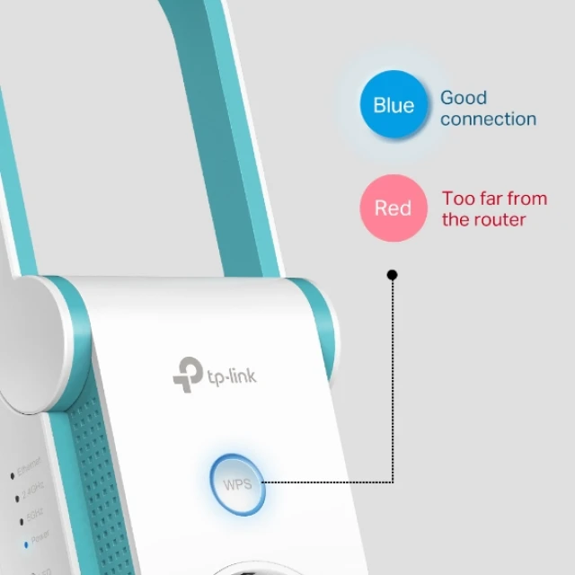 Wi-Fi репітер TP-Link RE365 AC1200 2.4/5 ГГц (6935364083991)