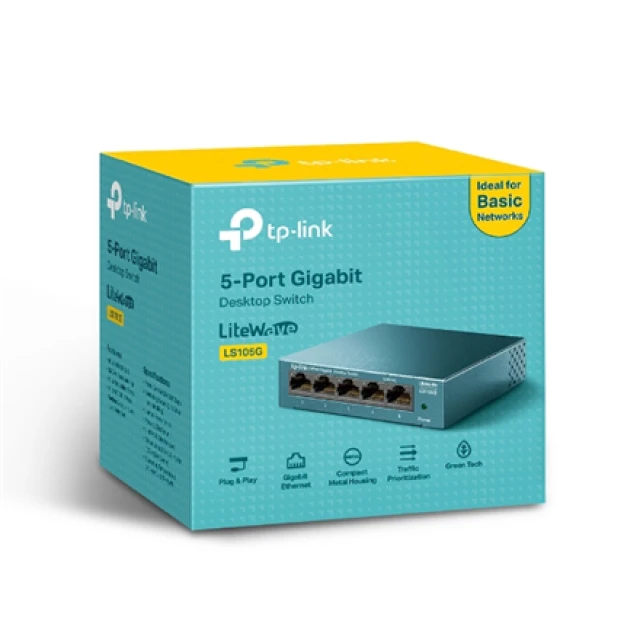 Комутатор TP-Link LS105G 5-port Gigabit (6935364085445)