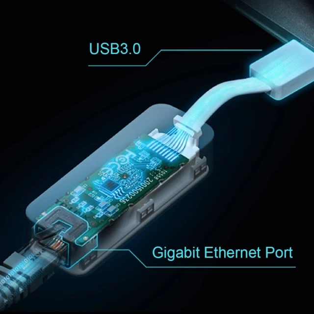 Мережева карта TP-Link UE300 USB 3.0 10/100/1000 Mbps (6935364091743)