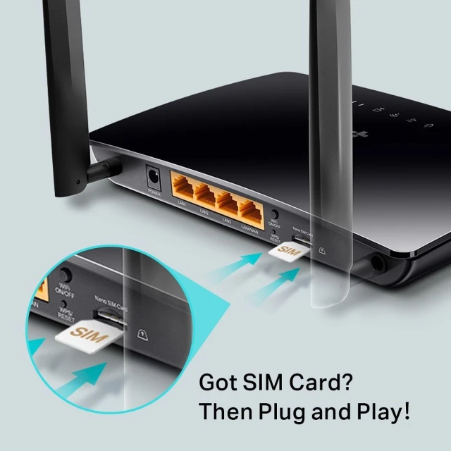 Маршрутизатор TP-Link MR6400 4G LTE 802.11n (KOM0969)