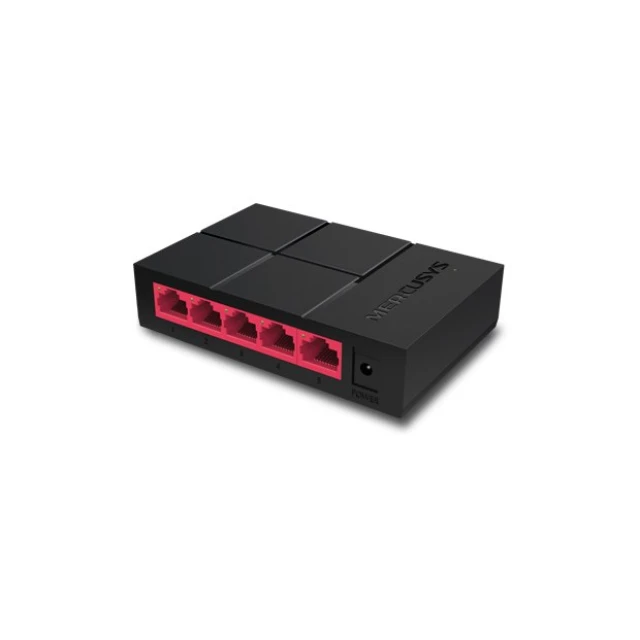 Мережевий комутатор Mercusys MS105G 5 портів 10/100/1000 Mbps Gigabit (6935364099619)
