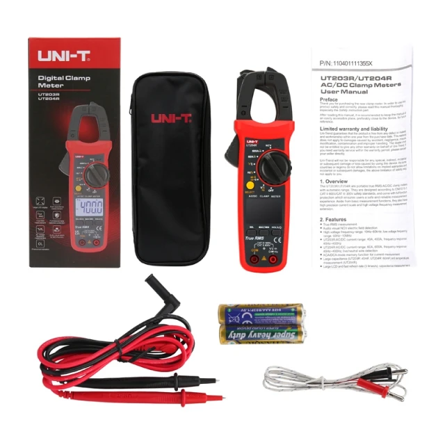 Клещи токоизмерительные UNI-T UT204R