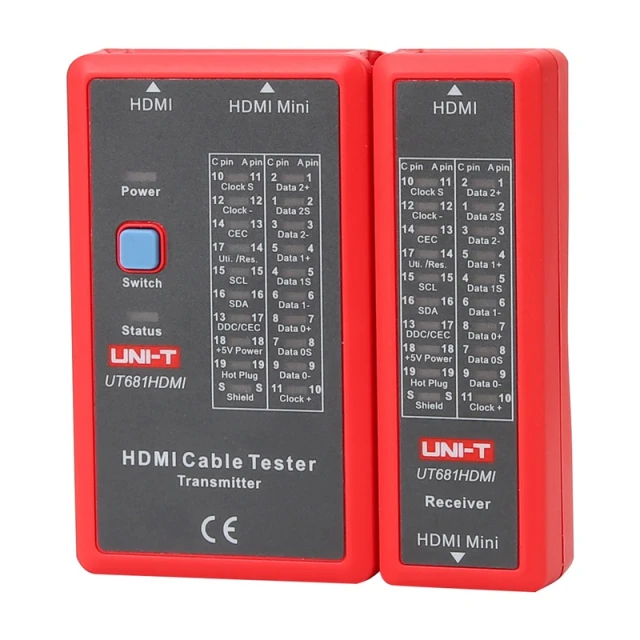 Тестер кабелів UNI-T HDMI UT681HDMI (6935750568125)