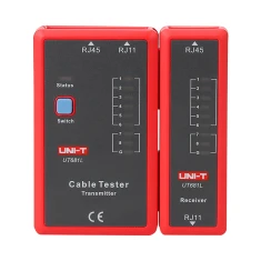 Тестер мережевих кабелів UNI-T UT681L RJ45 та RJ11 (6935750568132)