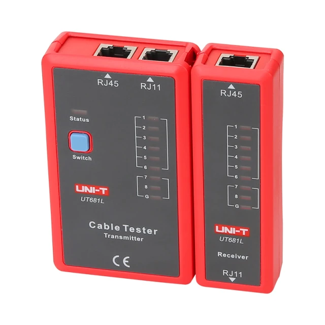 Тестер мережевих кабелів UNI-T UT681L RJ45 та RJ11 (6935750568132)