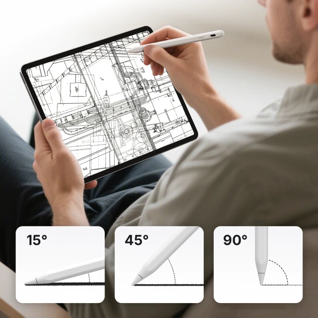 Стилус Metapen Pencil A8 для iPad White (6936360600946)
