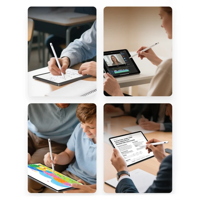 Стилус Metapen Pencil A8 для iPad White (6936360600946)