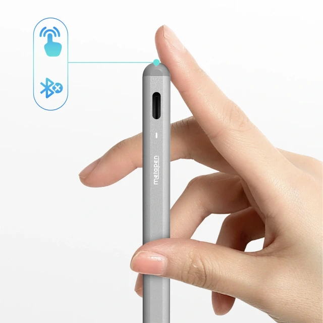 Стилус Metapen A8 для iPad USB-C Grey (6936360600991)