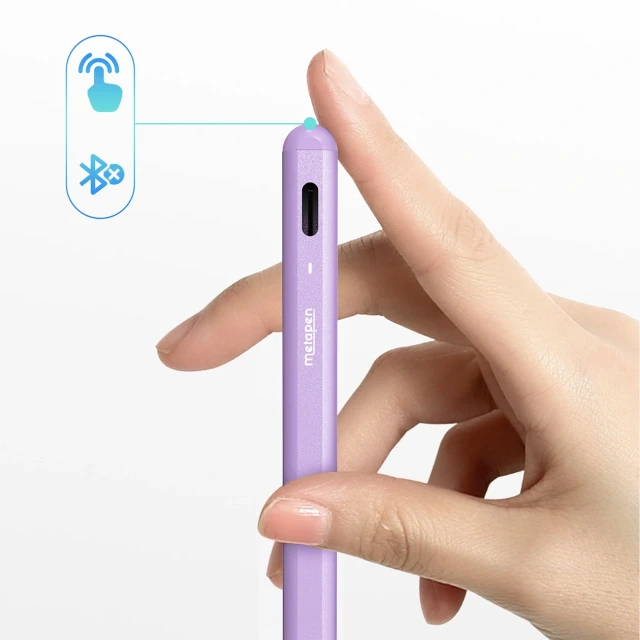Активний стилус Metapen A8 для iPad USB-C Purple (6936360601004)