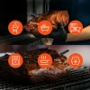 Термометр кухонний Meatmeet Pro smart Bluetooth/WiFi гриль піч копчення Black (6936360611300)