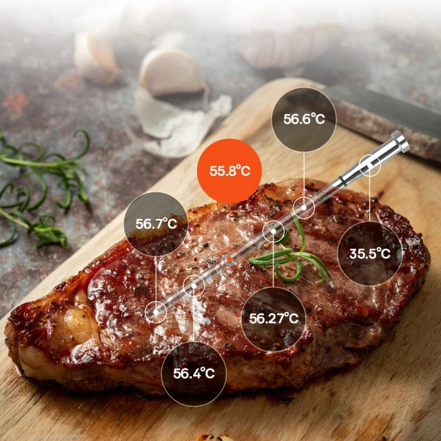 Термометр кухонний Meatmeet S Pro Bluetooth для гриля Gray (6936360611409)