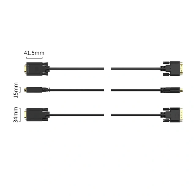 Адаптер Orico XD-DITV DVI 24+1 на VGA Full HD 5 м Black (6936761873116)