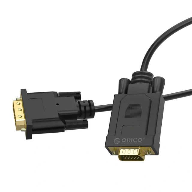 Адаптер Orico XD-DITV DVI 24+1 на VGA Full HD 5 м Black (6936761873116)