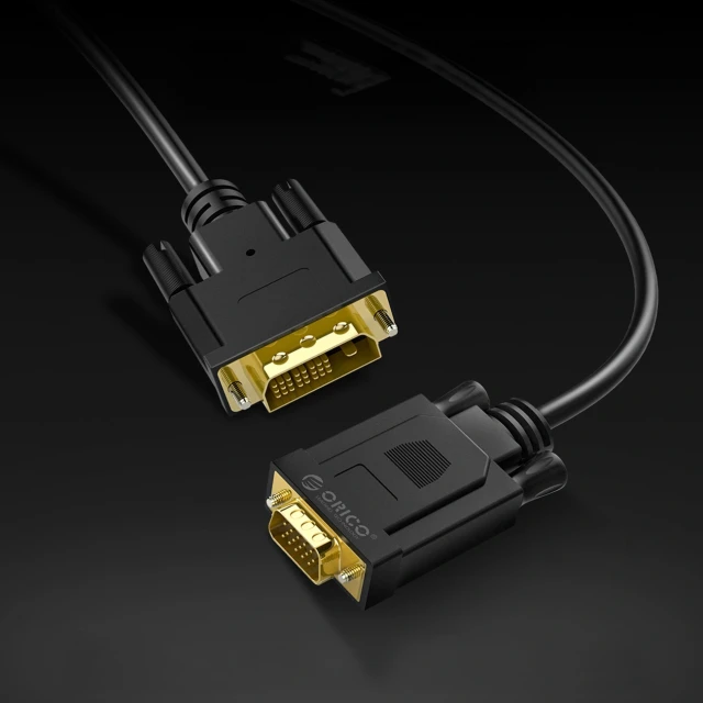 Адаптер Orico XD-DITV DVI 24+1 на VGA Full HD 5 м Black (6936761873116)