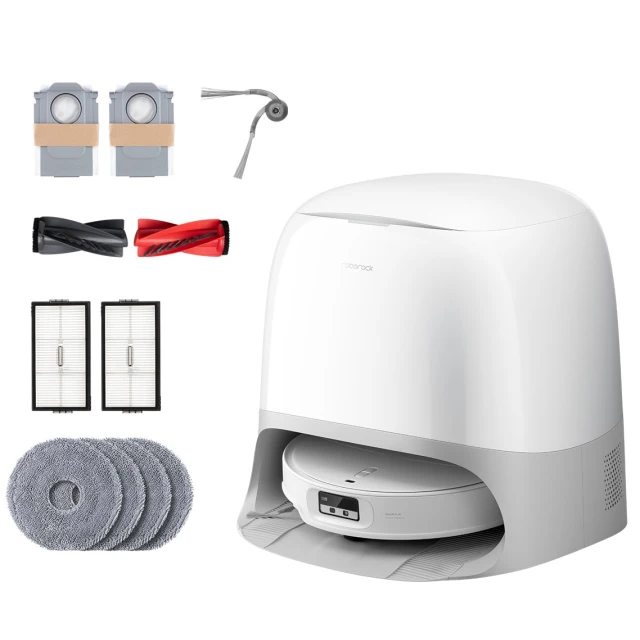 Робот-пылесос Roborock Qrevo Curv 2 ProX White (6936905904362)