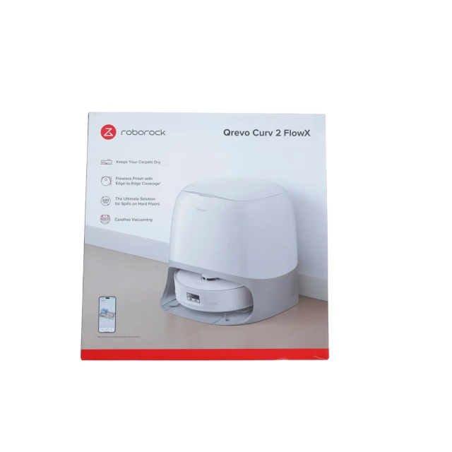 Робот-пилосос Roborock Qrevo Curv 2 FlowX White (6936905905154)
