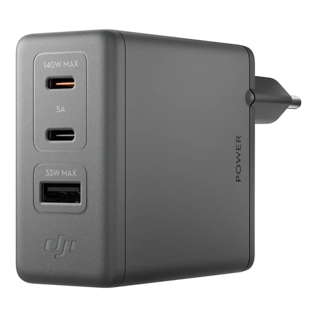 Мережевий зарядний пристрій DJI Power Charging Combo 140W GaN (CP.DY.00000232.01)