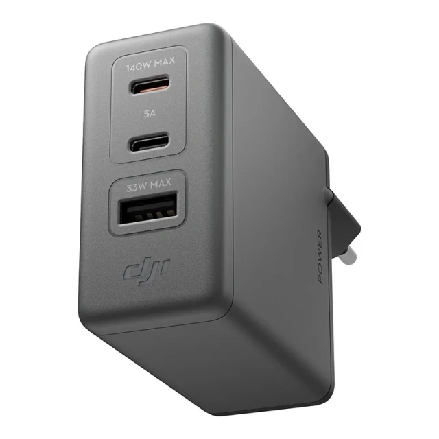 Мережевий зарядний пристрій DJI Power 140W GaN (CP.DY.00000227.01)
