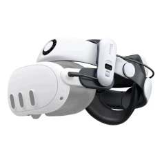 Ремінь розвантажувальний BoboVR S3 Pro VR Quest 3 + батарея B100 White-Black (BOBOVR S3 PRO)