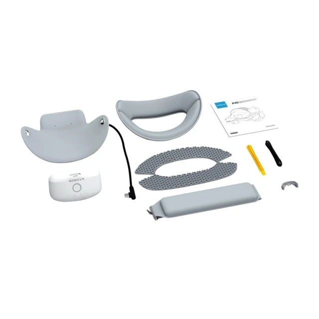 Стрічка на голову з акумулятором BoboVR P4S для PICO 4 Ultra і Ultra Enterprise Gray (P4S PICO)