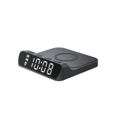 Бездротовий зарядний пристрій Havit W3031 з годинником (6939119066000)