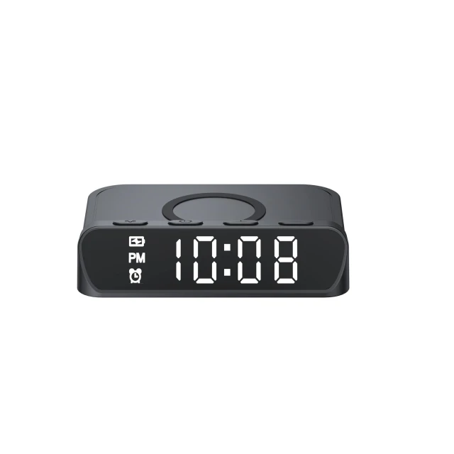 Бездротовий зарядний пристрій Havit W3031 з годинником (6939119066000)