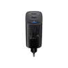 Мережевий зарядний пристрій Havit UC20 2x USB-C + USB-A Black (6939119067519)