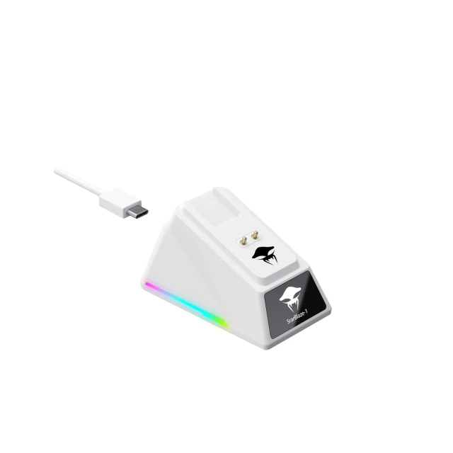Миша Havit StarBlaze-1 бездротова ігрова White-Black (6939119070441)
