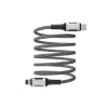 Кабель магнітний Havit USB-C – Lightning Black (6939119077563)