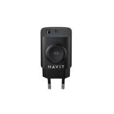 Мережевий зарядний пристрій Havit UC132 USB-C + USB-A (6939119081065)