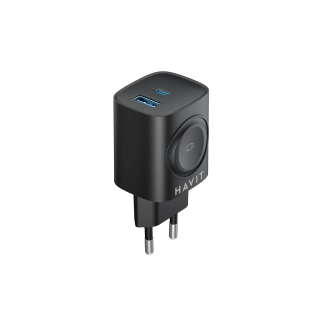 Сетевое зарядное устройство Havit UC132 USB-C + USB-A (6939119081065)