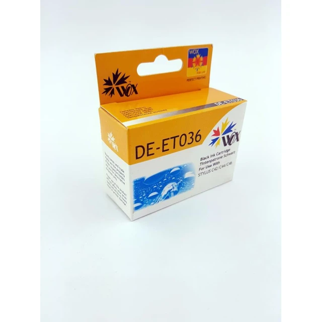 Картридж Wox для Epson T036 C13T03614010 Black (6940843101332)