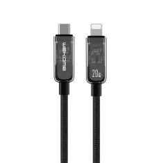 Кабель Wekome WDC-181 Vanguard Series USB-C to Lightning Super Fast Charging PD 20W 1 m Black (WK-WDC-181_BLACK)