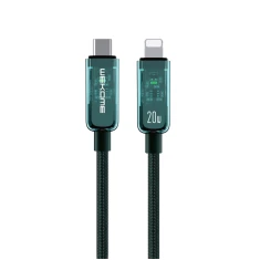 Кабель Wekome Vanguard Series USB-C to Lightning Super Fast Charging PD 20W 1m Green (WK-WDC-181_GREEN)
