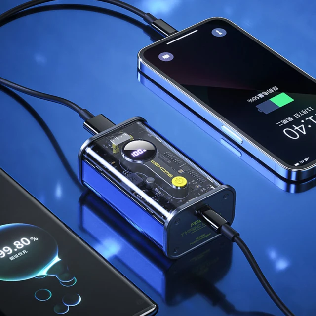 Павербанк Wekome Vanguard 10000 mAh 22.5W Black (WK-WP-333)