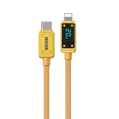 Кабель Wekome WDC-08 Vanguard Series USB-C to Lightning Fast Charging PD 20W 1m Gold (WK-WDC-08_GOLD)