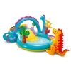 Надувний водний ігровий центр Intex Dinoland 302x229x112 см з гіркою (6941057402505)