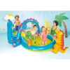 Надувний водний ігровий центр Intex Dinoland 302x229x112 см з гіркою (6941057402505)