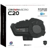 Bluetooth гарнітура мотоциклетна Crown C20 Black (6941141619659)
