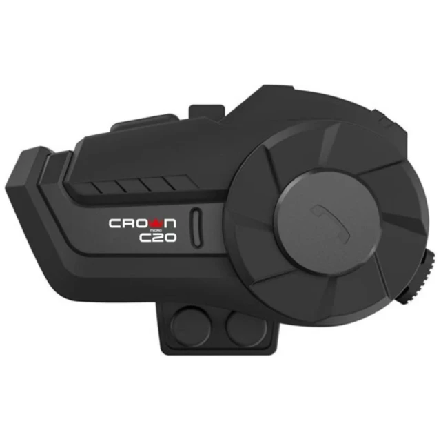 Bluetooth гарнітура мотоциклетна Crown C20 Black (6941141619659)
