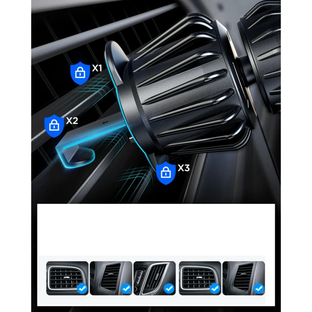 Автотримач Joyroom Magnetic Car Holder Black with MagSafe (JR-ZS355)
