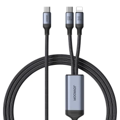 Кабель Joyroom Speedy Series USB-C to USB-C/Lightning 100W 1.5 m Black (SA21 1T2)