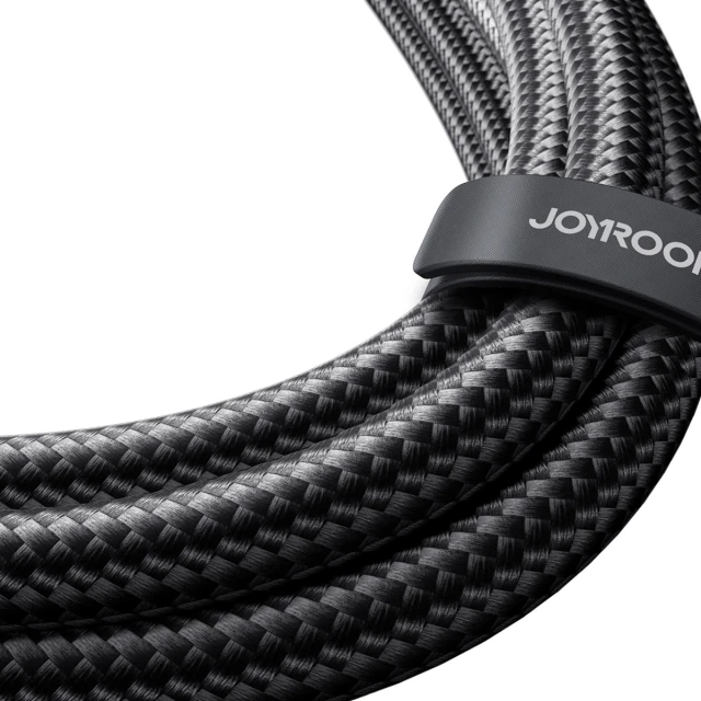 Кабель Joyroom Speedy Series USB-C to 2xUSB-C 100W 1.5 m Black (SA21-1T2)