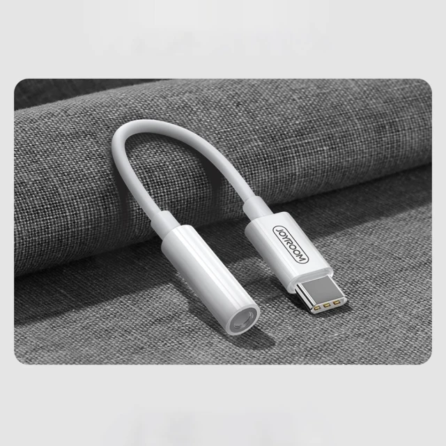 Адаптер Joyroom USB-C to Mini Jack 3.5mm White (SH-C1-WH)