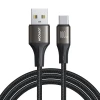 Кабель Joyroom Light-Speed ​​Series SA25-AC6 USB-A to USB-C 100W 1.2m Black (6941237109989)
