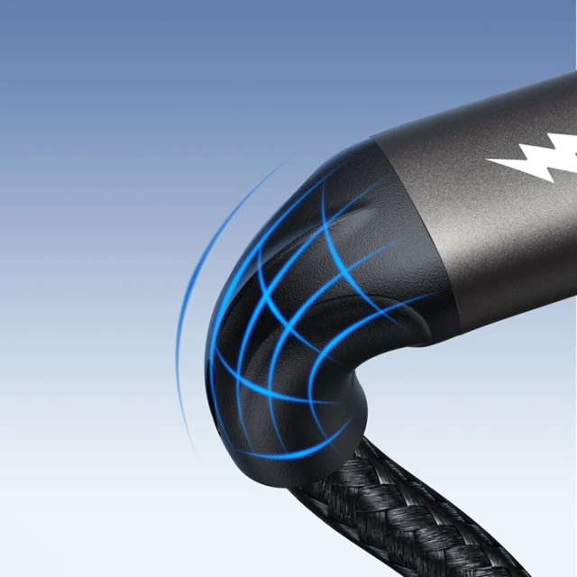 Кабель Joyroom Light-Speed ​​Series SA25-AC6 USB-A to USB-C 100W 1.2m Black (6941237109989)
