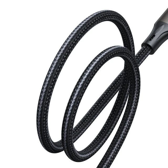 Кабель Joyroom Light-Speed ​​Series SA25-AC6 USB-A to USB-C 100W 1.2m Black (6941237109989)