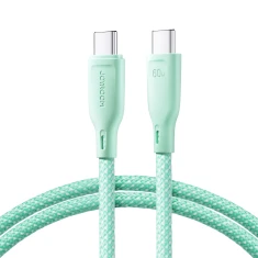 Кабель Joyroom Multi-Color Series SA34-CC3 USB-C to USB-C 60W 1m Green (6941237110206)