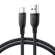 Кабель Joyroom Multi-Color Series SA34-AC6 USB-A to USB-C 100W 1m Black (6941237110428)